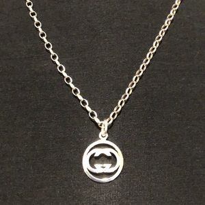 Gucci Interlocking G Pendant With Necklace - New